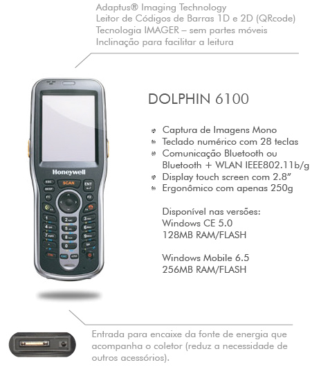 Coletor Honeywell Dolphin 6100