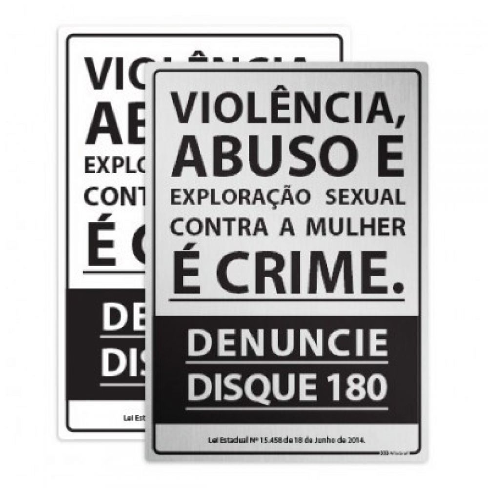 Placa Disque Den Ncia Viol Ncia Contra Mulher Atendimento S Leis