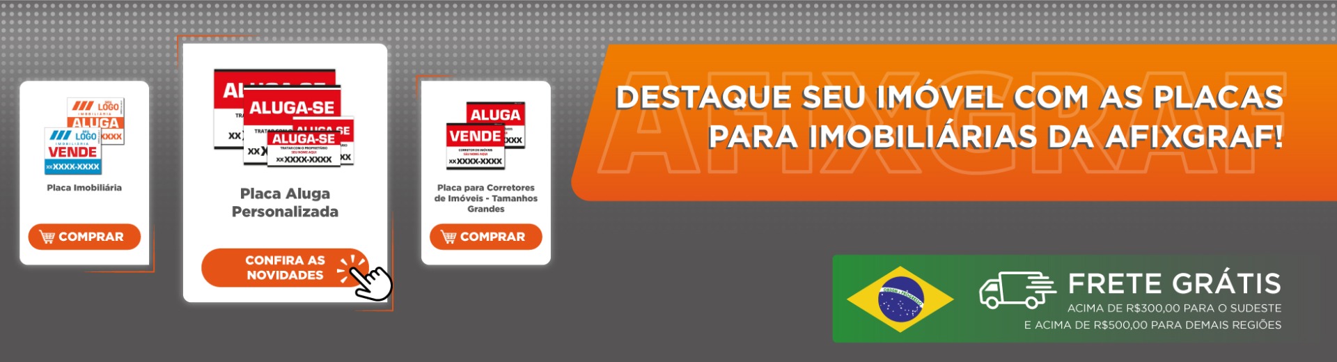 Placas para Imobiliárias