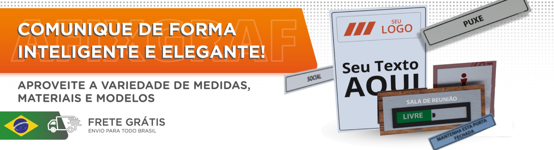Para a sua comunicação