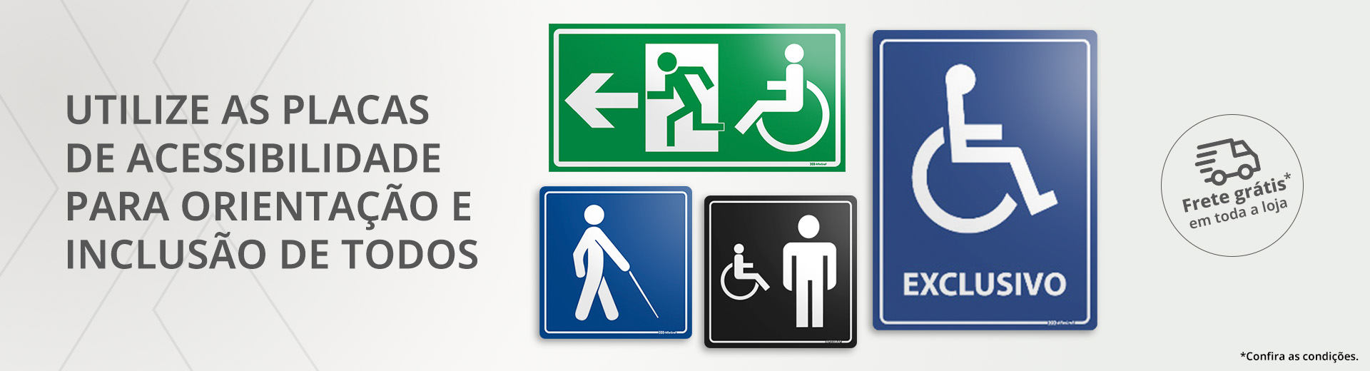 Placas de Acessibilidade
