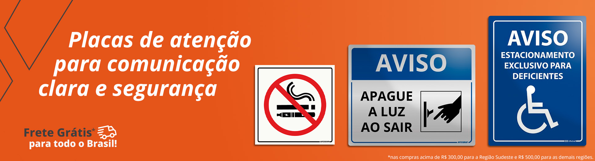 Placas de Aviso