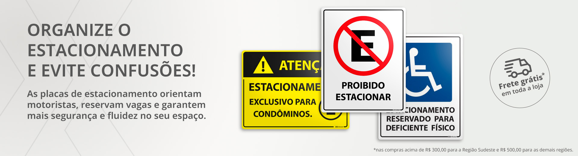 Placas de Estacionamento