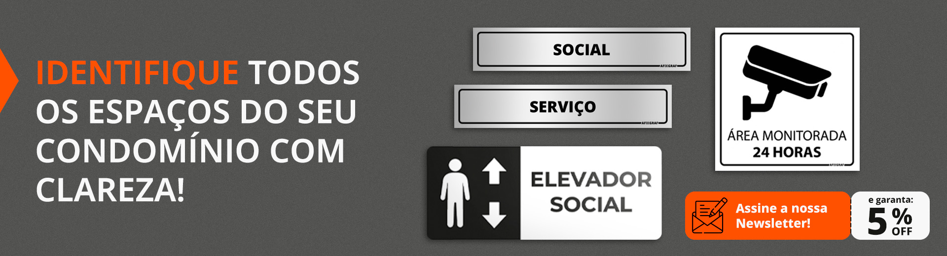 Placas de Identificação para Condomínio