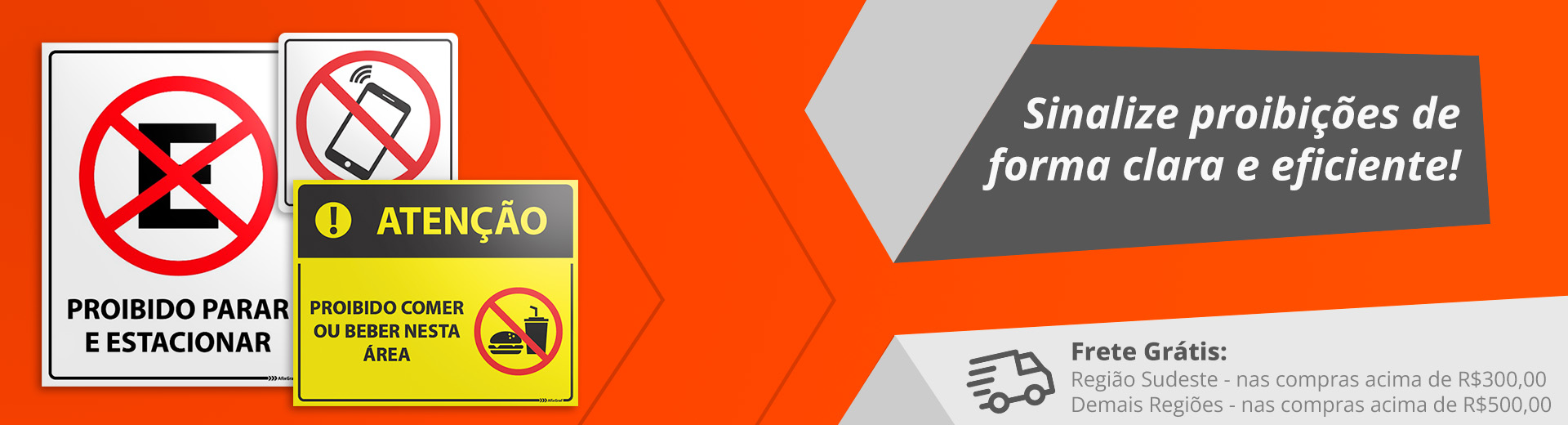 Placas de Proibição