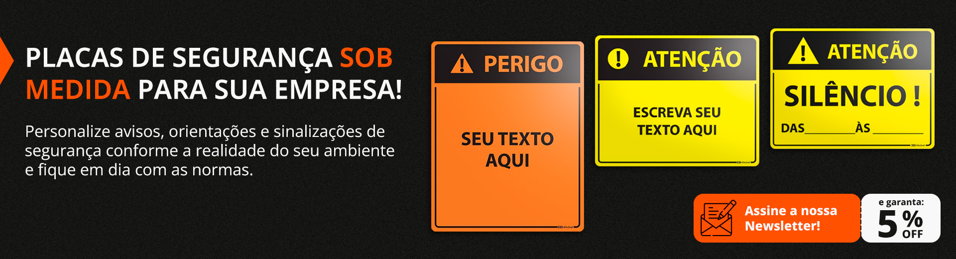 Placas de Segurança