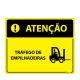 Placa Tráfego de Empilhadeira