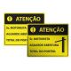 Placa Sr. Motorista. Aguarde a Abertura Total do Portão