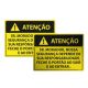 Placa Sr. Morador nossa Segurança Depende de sua Responsabilidade