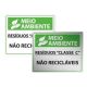 Placa Resíduos Classe C