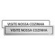 Placa Visite Nossa Cozinha