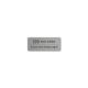 Placa de Metal Personalizada 50x20mm