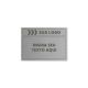 Placa de Metal Personalizada 70x50mm