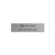 Placa de Metal Personalizada 80x20mm