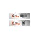 Etiqueta de Patrimônio Poliéster Cromo Fosco 45x13mm