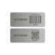Placa de Metal para Patrimônio 50x20mm