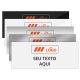 Placas de Identificação Personalizadas com Logotipo 25x10cm