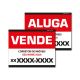 Placa para Corretores de Imóveis - Tamanhos Pequenos