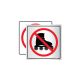 Placa Proibido Patins 