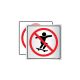 Placa Proibido Skate