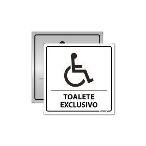 Placa Banheiro Deficiente