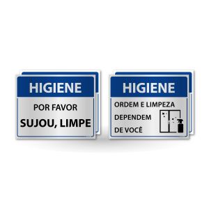 Kit Placas para Higiene