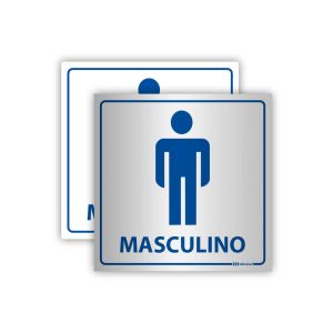 Placa para Sanitário Masculino