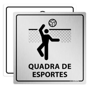 Placa Quadra de Esportes