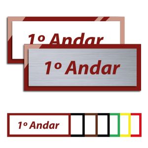Placa 1° - Linha Premium em Acrílico