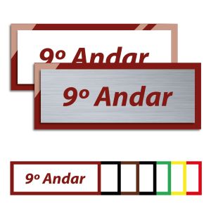 Placa 9º - Linha Premium em Acrílico