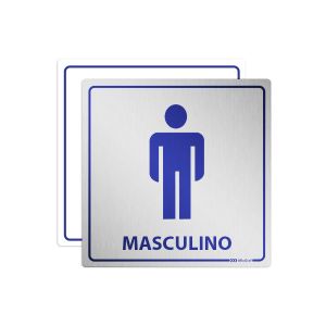 Placa para Sanitário Masculino