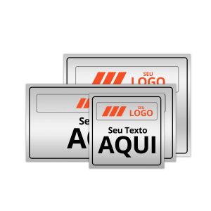 Placa Personalizada em Alumínio