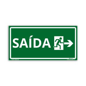 Sinalização de Saída de Emergência - 