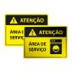 Placa Área de Serviço