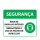 Placa Segurança Área De Barulho Intenso