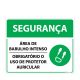 Placa Segurança Obrigatório o Uso De Protetor Auricular