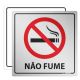 Placa Não Fume 