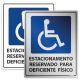 Placa de Estacionamento para Deficientes