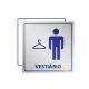 Placa Vestiário Masculino