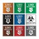 Kit Placas de Sinalização de Lixo 