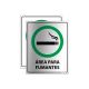 Placa Área de Fumantes