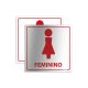 Placa Banheiro Feminino