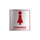 Placa Banheiro Feminino