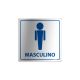 Placa Banheiro Masculino