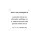 Kit 5 und Placa Elevador - Aviso aos Passageiros em PS
