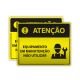 Placa Equipamento em Manutenção