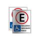 Placa Estacionamento Exclusivo para Deficientes