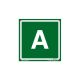 Placas de Identificação Fotoluminescente por Letras