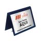 Placa de Homenagem Personalizada em Alumínio com Capa Pequena