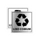 Placa de Lixo Comum